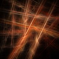 Digital Fractal on Black N1259