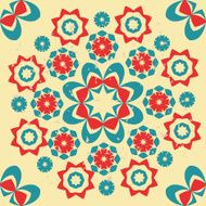 Abstract retro style Seamless Pattern - Illustration N2