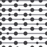 Seamless pattern with polka dot and stripes