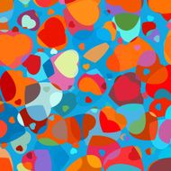 Ð¡olorful heart vector pattern EPS 8 N2