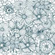 floral seamless background N16
