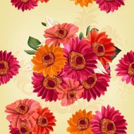 Beautiful seamless pattern with flowers N2