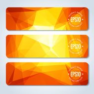 Abstract vector header banners N2
