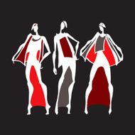 Beautiful Woman Silhouette N11