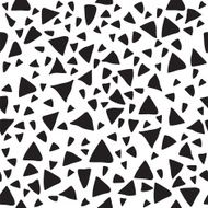 Triangle geometric seamless pattern Tribal hand drawn backgroun
