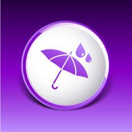 waterproof icon water proof vector symbol umbrella N9