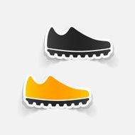 realistic design element sneakers N57