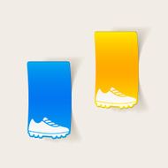 realistic design element sneakers N58