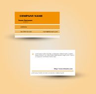 modern business card vector template
