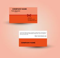 modern business card vector template N2