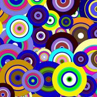 circles colorful pattern