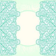 Ornate mint background