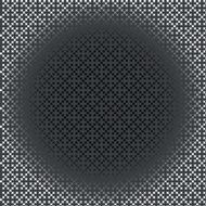 Black and white ornamental pattern N2