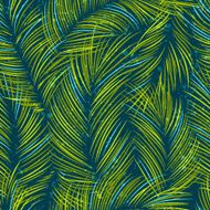 Seamles vector background with tropical palm leaves N6