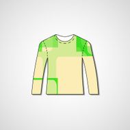 Abstract illustration on sweater N33
