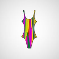 female swimsuit isolated N36