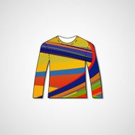 Abstract illustration on sweater N35