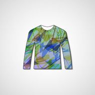 Abstract illustration on sweater N36