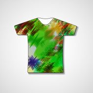 Abstract illustration on t-shirt N24