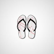 Abstract illustration on flip flops N37