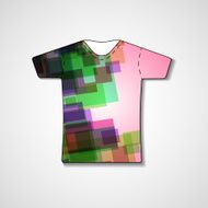 Abstract illustration on t-shirt N26