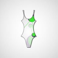 female swimsuit isolated N41