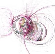 Digital Fractal on Black N1272