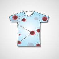Abstract illustration on t-shirt N27
