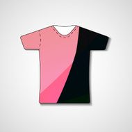 Abstract illustration on t-shirt N28
