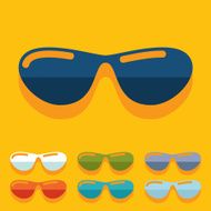 Flat design sunglasses N21