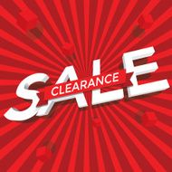 Sale clearance vector