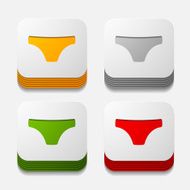 square button trunks N22