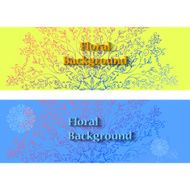 Floral decorative headers N2