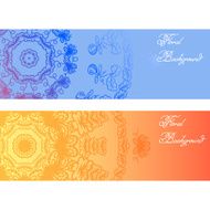 Floral decorative headers N3