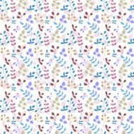 Seamless pattern with leaf N30