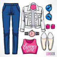 Woman&#039;s summer outfit - 2