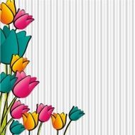 Cartoon Flowers N123