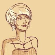 fashionable girl N9