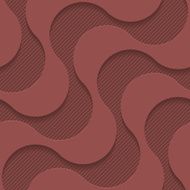 Marsala color vector seamless pattern with 3D effect N19