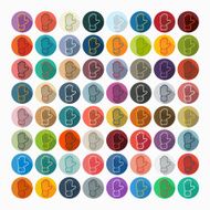 Flat design gloves N12