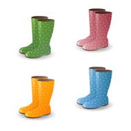 Vector Rubber Boots