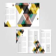 modern tri-fold template design