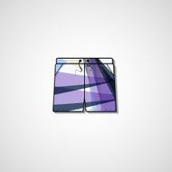 Abstract illustration on shorts N41