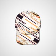 Abstract illustration on peaked cap N36