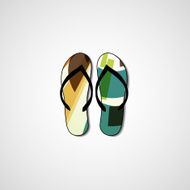 Abstract illustration on flip flops N41