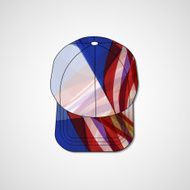 Abstract illustration on peaked cap N37
