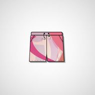 Abstract illustration on shorts N43