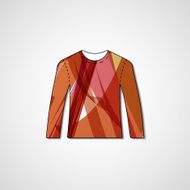 Abstract illustration on sweater N41