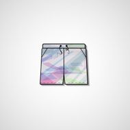 Abstract illustration on shorts N44