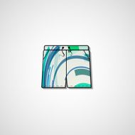 Abstract illustration on shorts N45